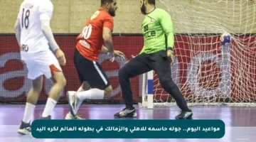 مواعيد اليوم.. جولة حاسمة للأهلي والزمالك في بطولة العالم لكرة اليد